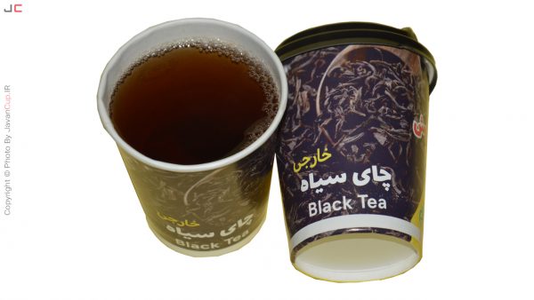 چای سیاه خارجی با درب تست شده لیوانی