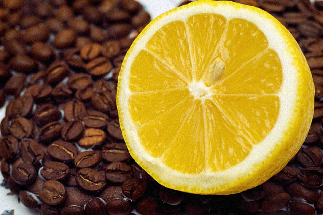 ترکیب قهوه با لیمو